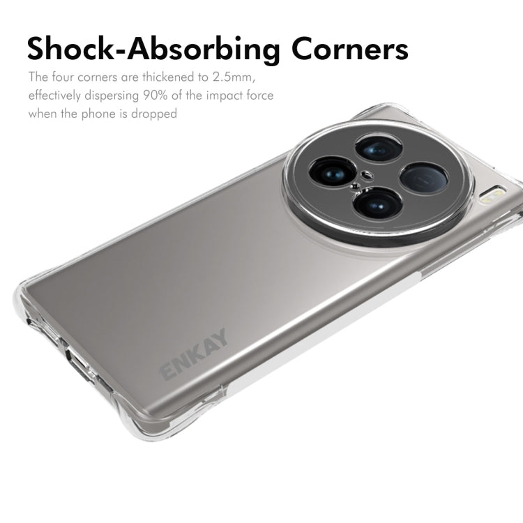 For vivo X100 Ultra 5G ENKAY Hat-Prince Transparent TPU Shockproof Phone Case
