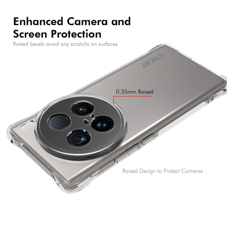 For vivo X100 Ultra 5G ENKAY Hat-Prince Transparent TPU Shockproof Phone Case