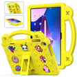 For Lenovo Tab M10 3rd Gen TB328FU / TB328XU 2022 10.1 Handle Kickstand Children EVA Shockproof Tablet Case(Yellow) - Lenovo by PMC TechLife | Online Shopping South Africa | PMC TechLife | Buy Now Pay Later Mobicred