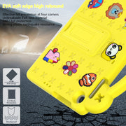 For Lenovo Tab M10 3rd Gen TB328FU / TB328XU 2022 10.1 Handle Kickstand Children EVA Shockproof Tablet Case(Yellow)