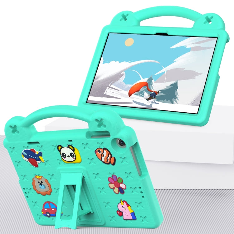 For Huawei MatePad T10S 10.1 / T10 9.7 / Honor Pad X8 10.1 Handle Kickstand Children EVA Shockproof Tablet Case(Mint Green) - Honor by PMC TechLife | Online Shopping South Africa | PMC TechLife