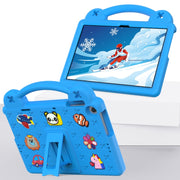 For Huawei MatePad T10S 10.1 / T10 9.7 / Honor Pad X8 10.1 Handle Kickstand Children EVA Shockproof Tablet Case(Sky Blue)