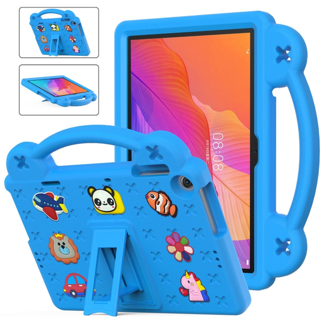 For Huawei MatePad T10S 10.1 / T10 9.7 / Honor Pad X8 10.1 Handle Kickstand Children EVA Shockproof Tablet Case(Sky Blue) - Honor by PMC TechLife | Online Shopping South Africa | PMC TechLife | Buy Now Pay Later Mobicred