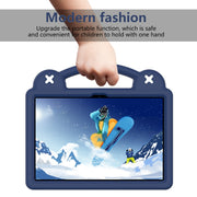 For Huawei MatePad T10S 10.1 / T10 9.7 / Honor Pad X8 10.1 Handle Kickstand Children EVA Shockproof Tablet Case(Navy Blue)