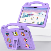 For Huawei Enjoy Tablet 2 10.1 Handle Kickstand Children EVA Shockproof Tablet Case(Light Purple)