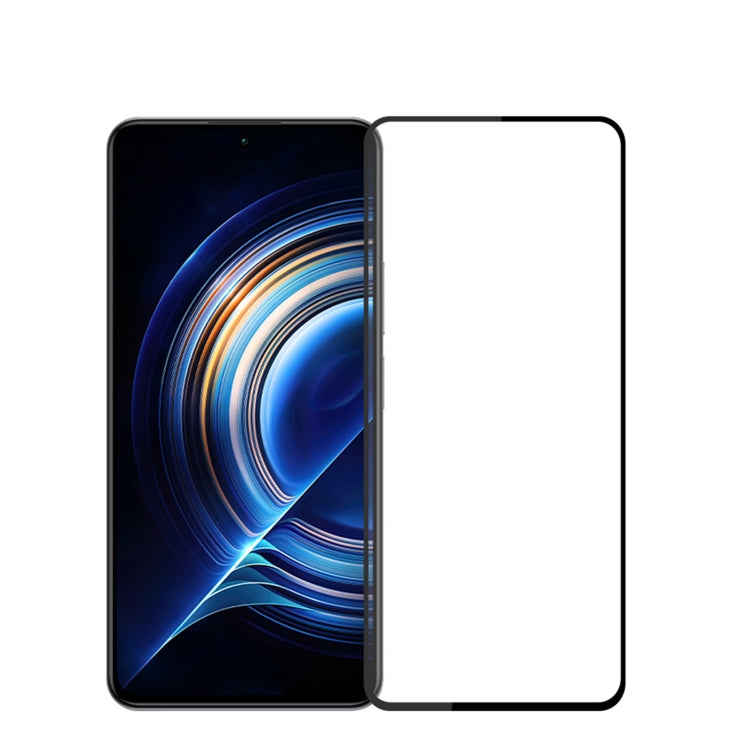 For Xiaomi Redmi K60 / K60 Pro MOFI 9H 3D Explosion-proof Curved Screen Tempered Glass Film(Black) -  by MOFI | Online Shopping South Africa | PMC TechLife