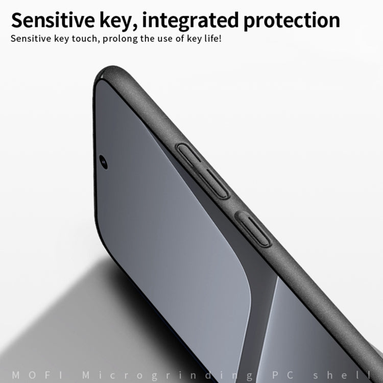 For Xiaomi 13 MOFI Fandun Series Frosted Ultra-thin PC Hard Phone Case(Black)