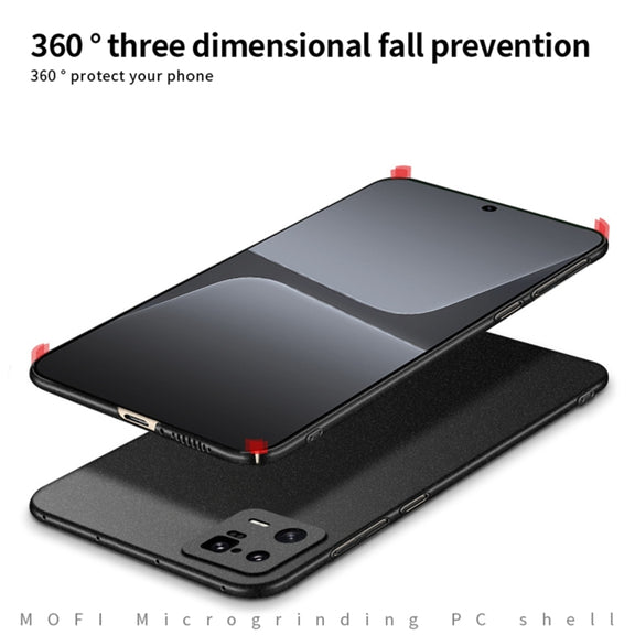 For Xiaomi 13 Pro MOFI Fandun Series Frosted Ultra-thin PC Hard Phone Case(Blue)