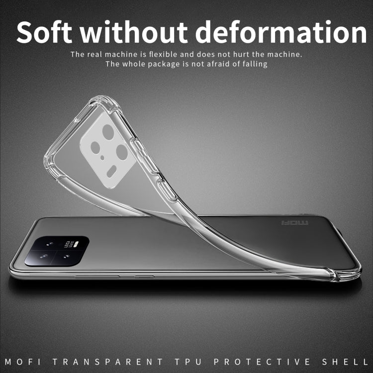 For Xiaomi 13 MOFI Ming Series Ultra-thin TPU Phone Case(Transparent) - 13 Cases by MOFI | Online Shopping South Africa | PMC TechLife
