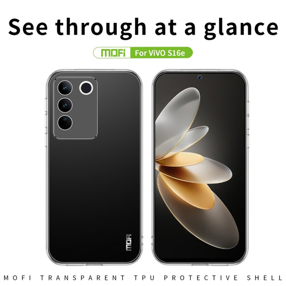 For vivo S16e MOFI Ming Series Ultra-thin TPU Phone Case(Transparent)
