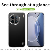 For vivo X90 Pro+ MOFI Ming Series Ultra-thin TPU Phone Case(Transparent)