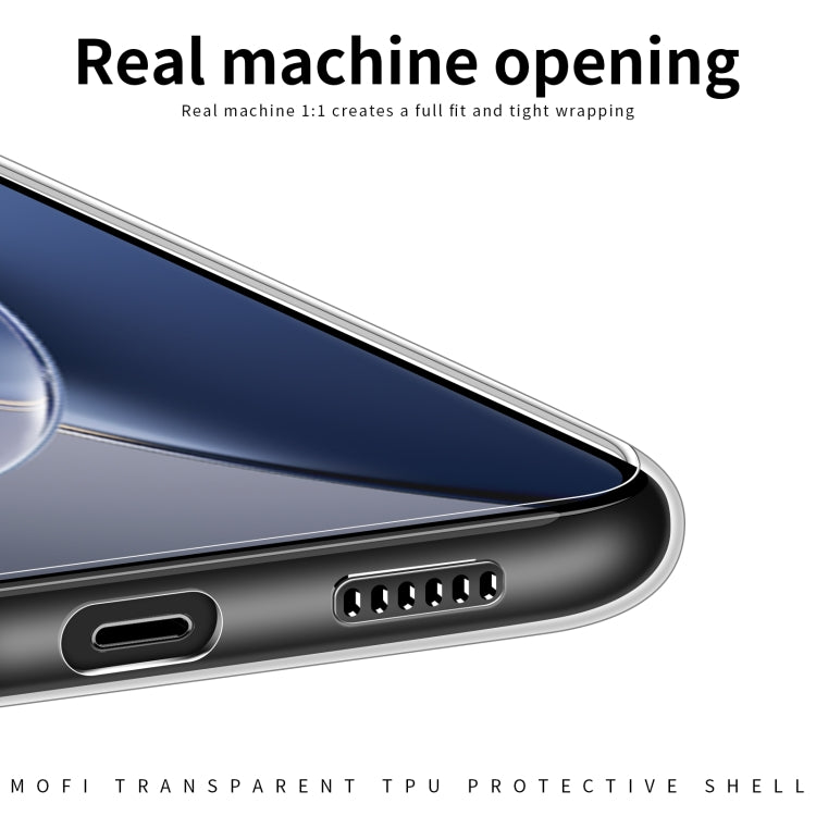 For vivo X90 Pro+ MOFI Ming Series Ultra-thin TPU Phone Case(Transparent) - free shipping - PMC TechLife - Order now!