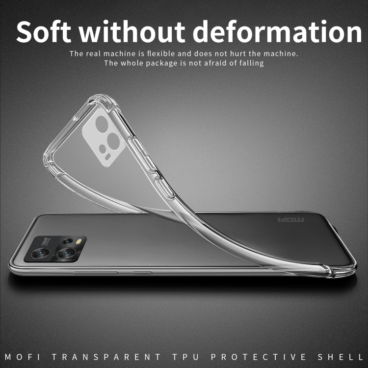 For Motorola Moto G72 MOFI Ming Series Ultra-thin TPU Phone Case(Transparent) - Motorola Cases by MOFI | Online Shopping South Africa | PMC TechLife | Buy Now Pay Later Mobicred