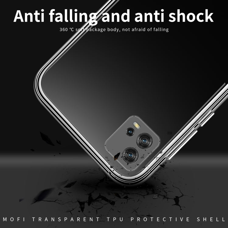 For Motorola Moto G72 MOFI Ming Series Ultra-thin TPU Phone Case(Transparent) - Motorola Cases by MOFI | Online Shopping South Africa | PMC TechLife | Buy Now Pay Later Mobicred