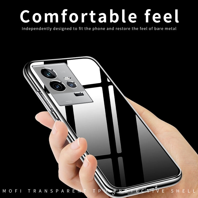 For vivo iQOO11 MOFI Ming Series Ultra-thin TPU Phone Case(Transparent)