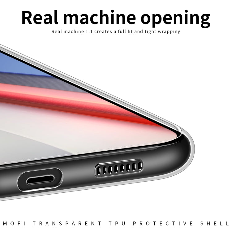 For vivo iQOO11 MOFI Ming Series Ultra-thin TPU Phone Case(Transparent)