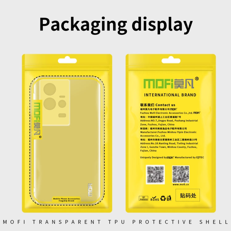 For vivo iQOO11 MOFI Ming Series Ultra-thin TPU Phone Case(Transparent)