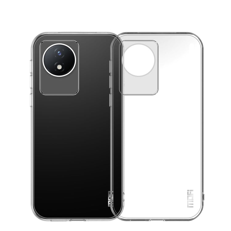 For vivo Y02 4G MOFI Ming Series Ultra-thin TPU Phone Case(Transparent) - vivo Cases by MOFI | Online Shopping South Africa | PMC TechLife