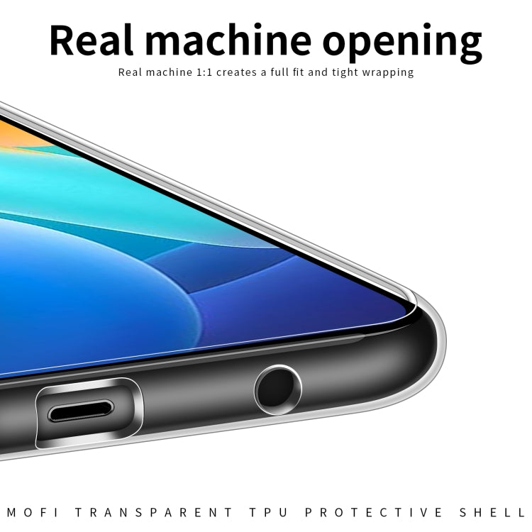 For vivo Y02 4G MOFI Ming Series Ultra-thin TPU Phone Case(Transparent) - vivo Cases by MOFI | Online Shopping South Africa | PMC TechLife