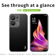 For OPPO Reno9 Pro+ 5G MOFI Ming Series Ultra-thin TPU Phone Case(Transparent)