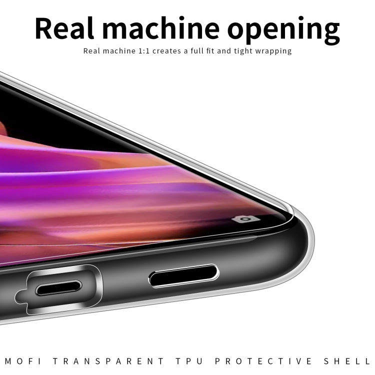 For OPPO Reno9 / Reno9 Pro 5G MOFI Ming Series Ultra-thin TPU Phone Case(Transparent) - OPPO Cases by MOFI | Online Shopping South Africa | PMC TechLife