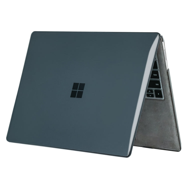 For Microsoft Surface Laptop 2/3/4/5 13.5 Cloth 1769/1867/1958/1950 ENKAY Hat-Prince Shockproof Crystal Hard Case(Black)