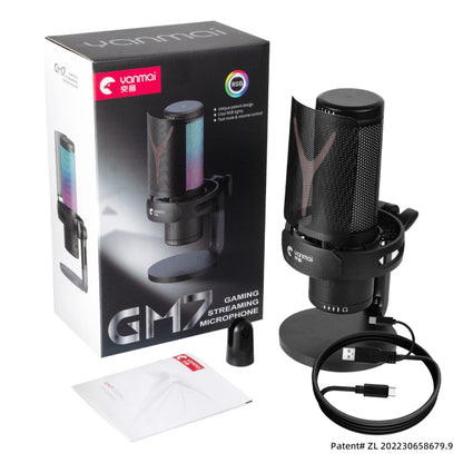 Yanmai GM7 USB Gaming Laptop Microphone with RGB Light - free shipping - PMC Jewellery - Order now!