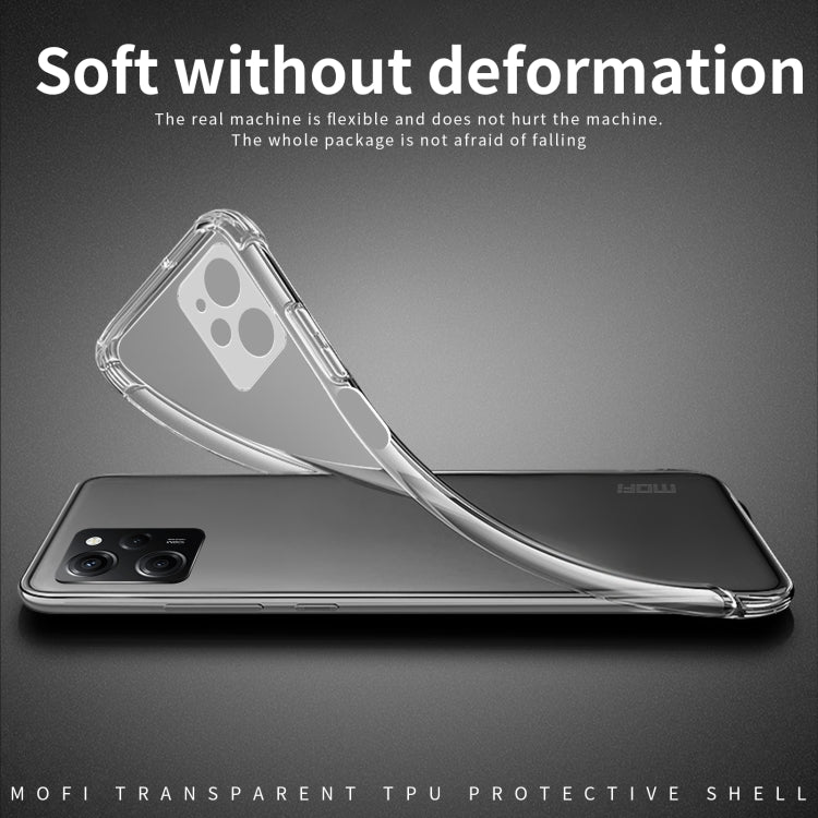 For Xiaomi Redmi Note 12 Pro Speed  MOFI Ming Series Ultra-thin TPU Phone Case(Transparent) - Xiaomi Cases by MOFI | Online Shopping South Africa | PMC TechLife