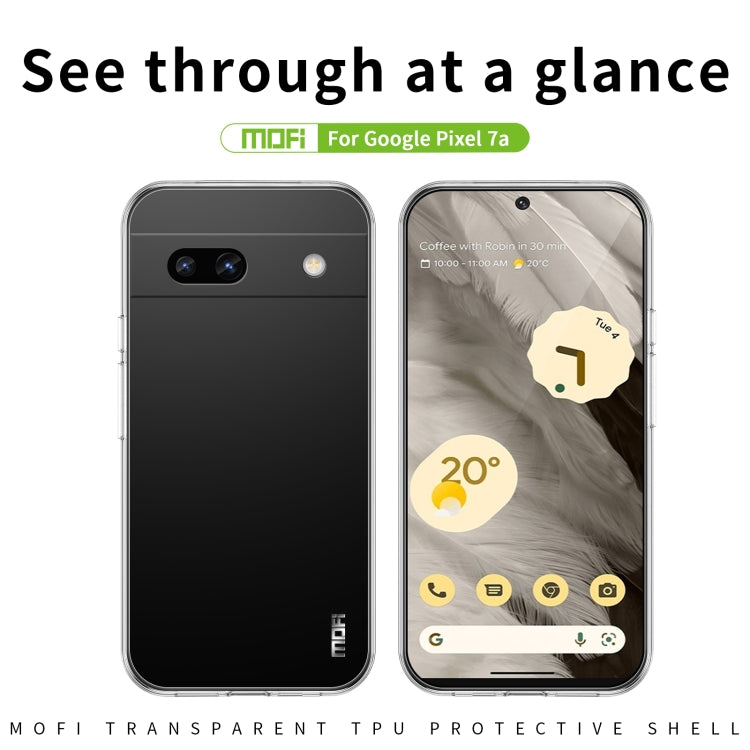 For Google Pixel 7A MOFI Ming Series Ultra-thin TPU Phone Case(Transparent) - free shipping - PMC TechLife - Order now!