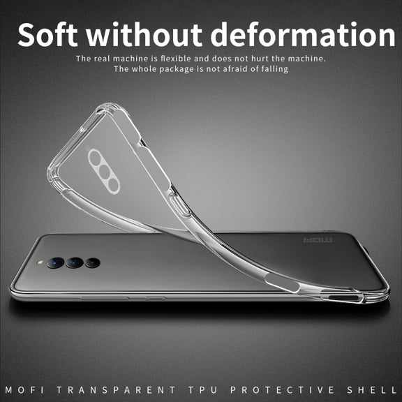 For ZTE Nubia Red Magic 8 / 8 Pro MOFI Ming Series Ultra-thin TPU Phone Case(Transparent)
