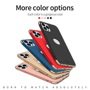 For iPhone 14 Pro MOFI Yatun Series 3 in 1 Stitching PC Phone Case(Blue)