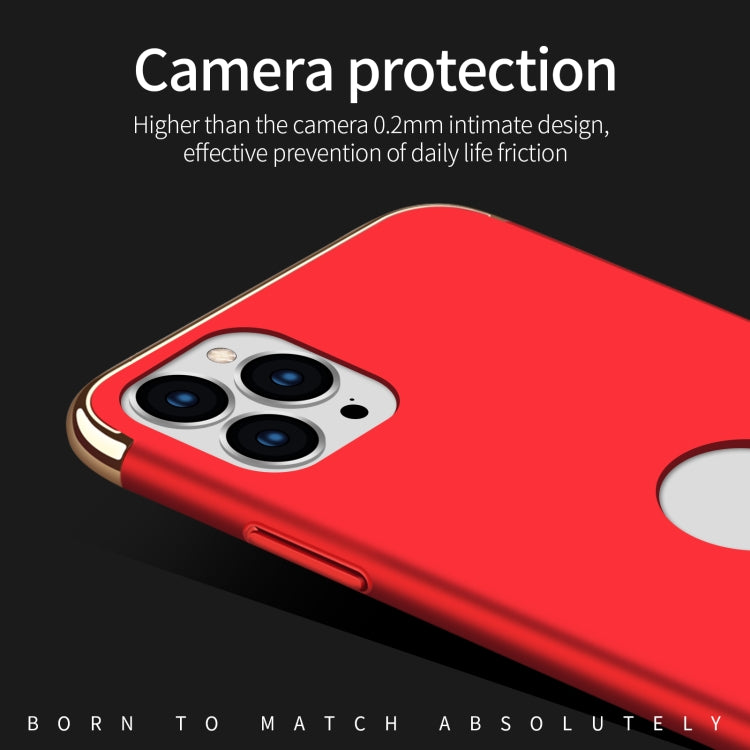 For iPhone 14 Pro Max MOFI Yatun Series 3 in 1 Stitching PC Phone Case(Gold)