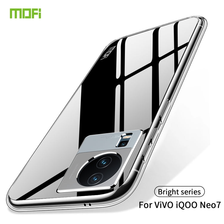 For vivo iQOO Neo7 MOFI Ming Series Ultra-thin TPU Phone Case(Transparent) - vivo Cases by MOFI | Online Shopping South Africa | PMC TechLife