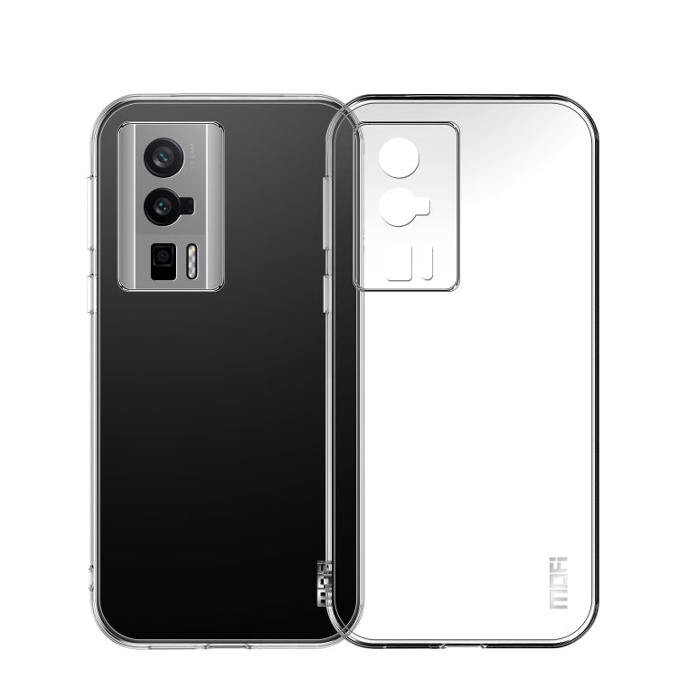 For Xiaomi Redmi K60 / K60 Pro MOFI Ming Series Ultra-thin TPU Phone Case(Transparent) - Xiaomi Cases by MOFI | Online Shopping South Africa | PMC TechLife