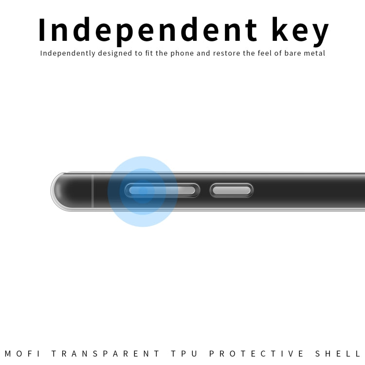 For Xiaomi Redmi K60 / K60 Pro MOFI Ming Series Ultra-thin TPU Phone Case(Transparent) - Xiaomi Cases by MOFI | Online Shopping South Africa | PMC TechLife