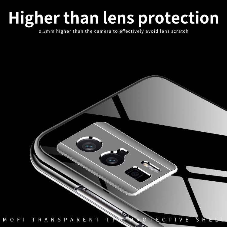 For Xiaomi Redmi K60 / K60 Pro MOFI Ming Series Ultra-thin TPU Phone Case(Transparent) - Xiaomi Cases by MOFI | Online Shopping South Africa | PMC TechLife