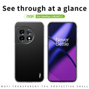 For OnePlus 11R / Ace 2 MOFI Ming Series Ultra-thin TPU Phone Case(Transparent)