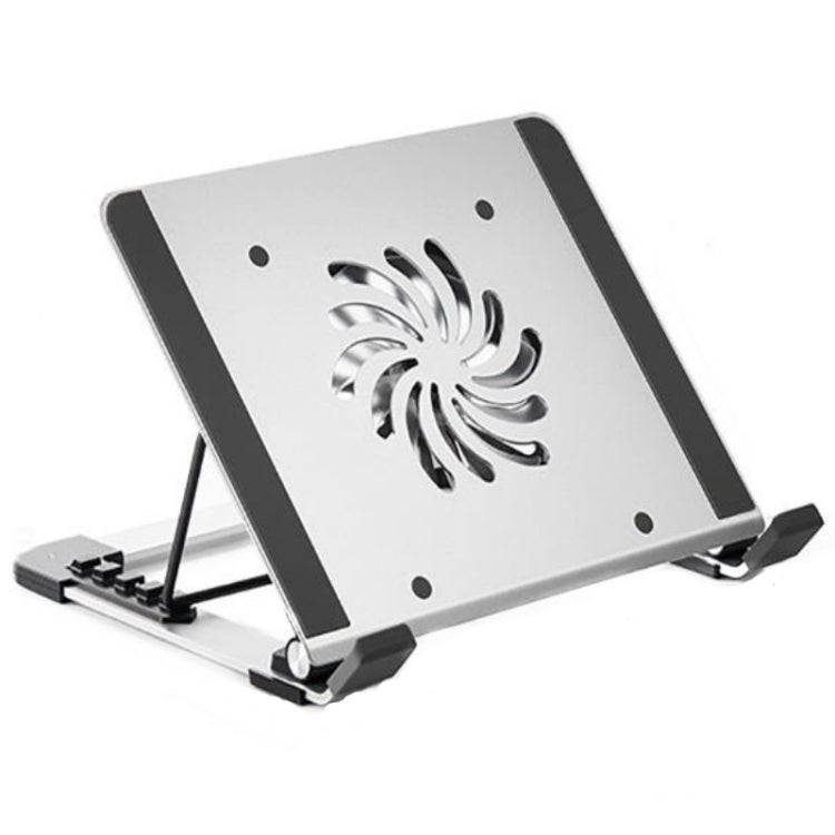 P3 Adjustable Aluminum Foldable Portable Laptop Notebook Fan Stand Bracket - Laptop Stand by PMC Jewellery | Online Shopping South Africa | PMC Jewellery | Buy Now Pay Later Mobicred