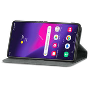 For Samsung Galaxy S25 Ultra 5G Retro Skin Feel Magnetic Leather Phone Case(Gray)