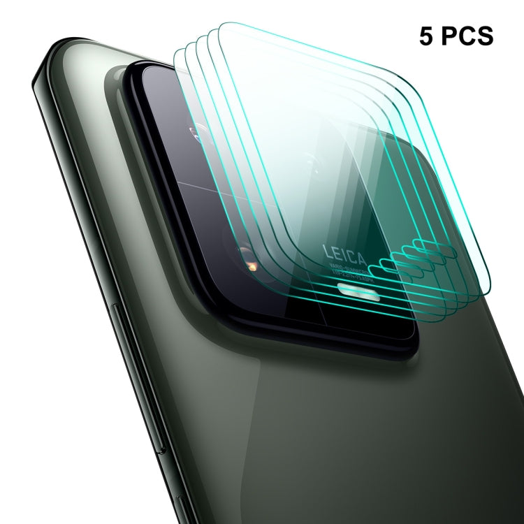5pcs For Xiaomi 13 Pro ENKAY Hat-Prince 9H Rear Camera Lens Tempered Glass Film - free shipping - PMC TechLife - Order now!