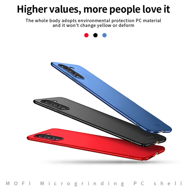 For Samsung Galaxy S24+ 5G MOFI Frosted PC Ultra-thin Hard Phone Case(Red) - Galaxy S24+ 5G Cases by MOFI | Online Shopping South Africa | PMC TechLife