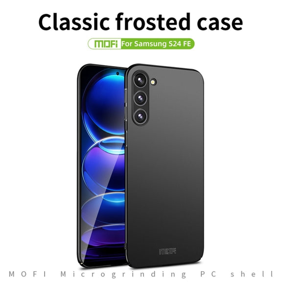 For Samsung Galaxy S24 FE 5G MOFI Frosted PC Ultra-thin Hard Phone Case(Blue)