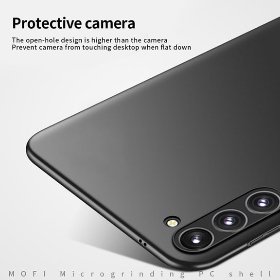 For Samsung Galaxy S24 FE 5G MOFI Frosted PC Ultra-thin Hard Phone Case(Blue)