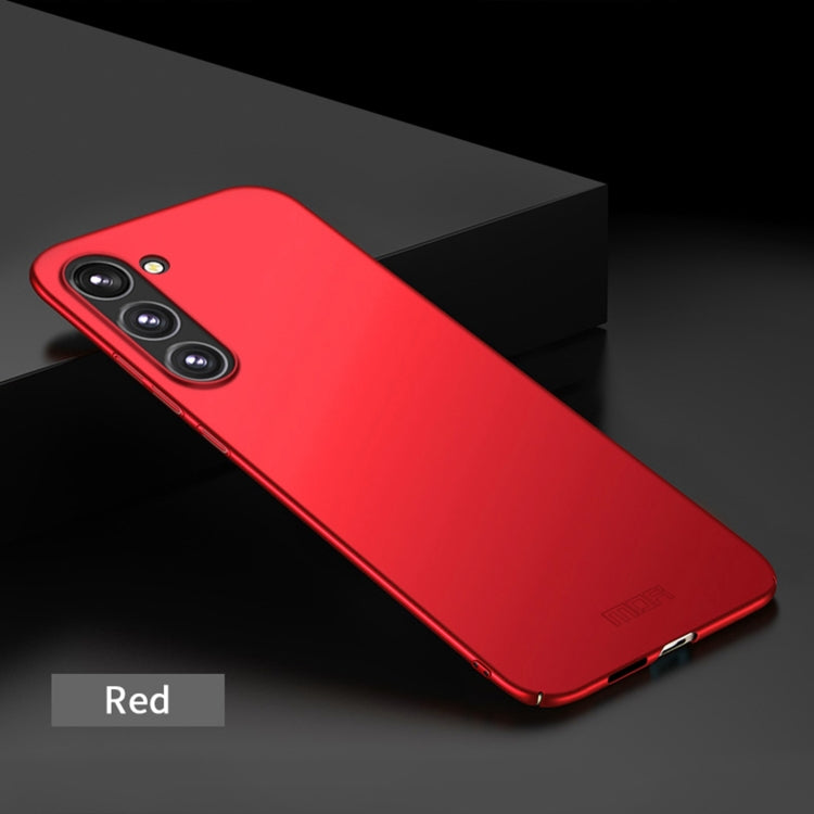 For Samsung Galaxy S25+ 5G MOFI Frosted PC Ultra-thin Hard Phone Case(Red)