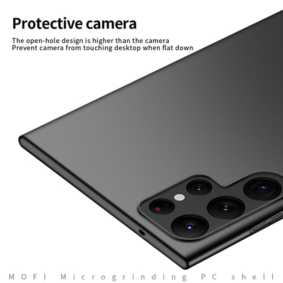 For Samsung Galaxy S25 Ultra 5G MOFI Frosted PC Ultra-thin Hard Phone Case(Black)