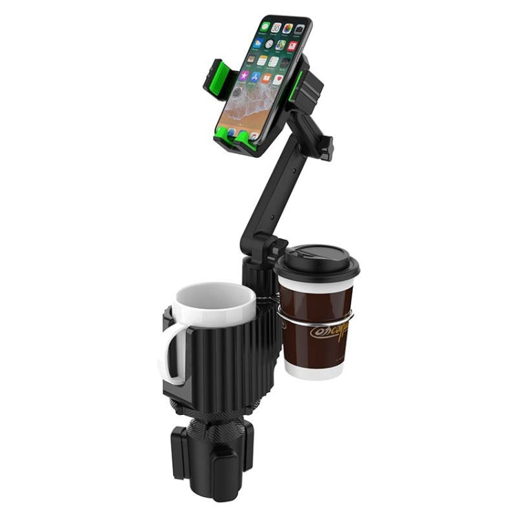 A02 Multifunctional Dual Cup Holder Expander 3 in 1 Adjustable Car Holder Phone Holder - free shipping - PMC TechLife - Order now!