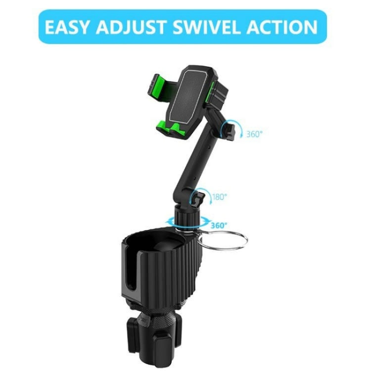 A02 Multifunctional Dual Cup Holder Expander 3 in 1 Adjustable Car Holder Phone Holder - free shipping - PMC TechLife - Order now!