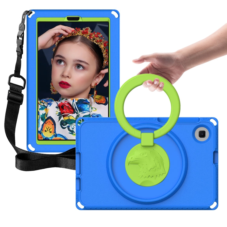 For Samsung Galaxy Tab A9 8.7 X110/X115 EVA Hybrid PC Shockproof Tablet Case with Frame(Blue) - free shipping - PMC TechLife - Order now!