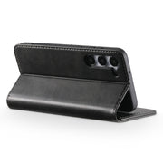 For Samsung Galaxy S24+ 5G Suteni Calf Texture Horizontal Flip Leather Phone Case(Black)