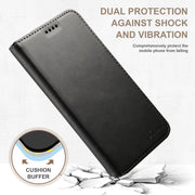 For Samsung Galaxy S25+ 5G Suteni Calf Texture Horizontal Flip Leather Phone Case(Black)